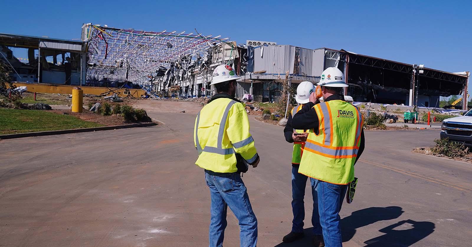 Aftermath of a tornado